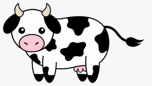 Cartoon Picture Of A Cow - Cow Clipart Transparent Background, HD Png Download, Free Download