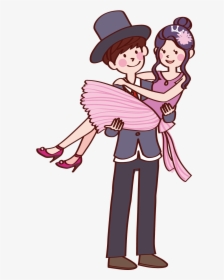 Couples Clip Fall In Love - Couple Cartoon Images In Hd, HD Png Download, Free Download