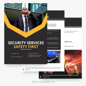 Business Plan, Bodyguard Company Brilliant Security - Flyer, HD Png Download, Free Download