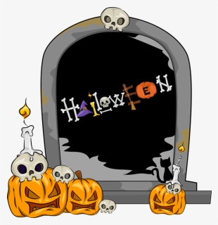 Gravestones Images Halloween Collection - Halloween Tombstone Clip Art, HD Png Download, Free Download