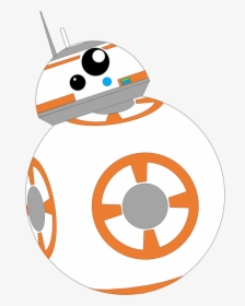 Bb 8 C 3po R2 D2 Battle Droid - Bb8 Star Wars Vector, HD Png Download, Free Download