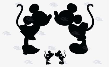 Mickey Mouse Minnie Mouse Epic Mickey Silhouette The - Minnie And Mickey Mouse, HD Png Download, Free Download