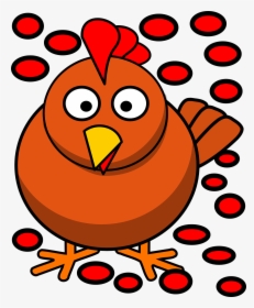Red Hen Cliparts 25, Buy Clip Art - Chicken Clipart Transparent Background, HD Png Download, Free Download