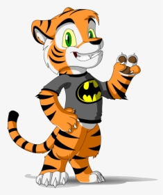 Cartoon Images Of Tigers - Cool Cartoon Tiger, HD Png Download, Free Download