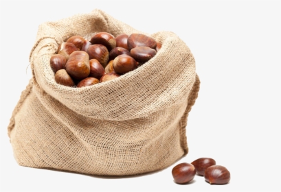 Picture Freeuse Sweet Chestnut Hessian Fabric - Bag Of Chestnuts, HD Png Download, Free Download