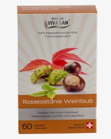 D 231 Rosskastanie Weinlaub - Вивасан Конский Каштан И Виноградные Листья, HD Png Download, Free Download