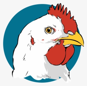 File Chicken Closeup Svg Wikimedia Commons - Cabeza De Gallina Dibujo, HD Png Download, Free Download