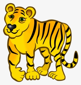 Coloured Big Image Png - Colouring Picture Of Tiger, Transparent Png, Free Download