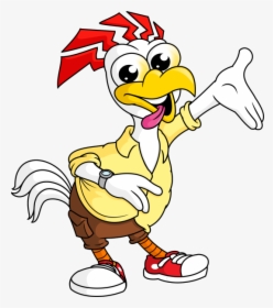 Chicken Mascot - Kfc Chicken Animated, HD Png Download, Free Download