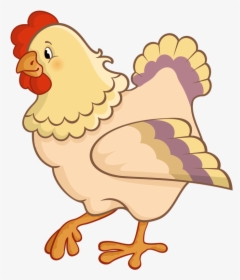 Cartoon Hen Png - Clipart Roosters With Clothes, Transparent Png, Free Download