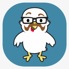 Tall Chicken Sticker - Cartoon, HD Png Download, Free Download