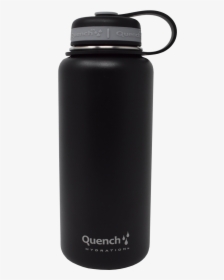 32oz Cool Bottle Black Quench - Quench Hydration 32 Oz Lid, HD Png Download, Free Download