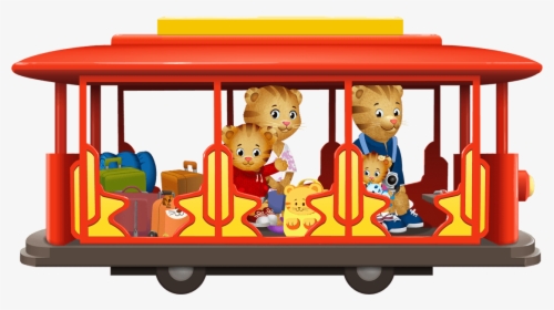 Daniel Tiger In A Streetcar - Trolley From Daniel Tiger, HD Png Download, Free Download