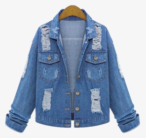 Jeans Jacket Png Image - Plus Size Ladies Denim Jackets, Transparent Png, Free Download