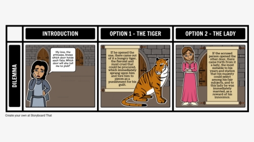 Lady Or The Tiger Dilemma - Lady Or The Tiger Introduction, HD Png Download, Free Download