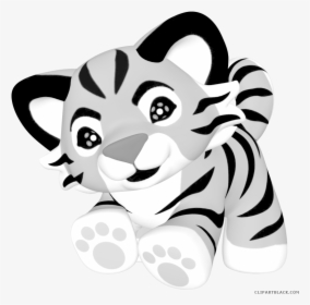 Head Clipart White Tiger - Cartoons Characters Png Animal, Transparent Png, Free Download