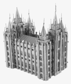 Picture Of Salt Lake City Temple - Metal Earth Salt Lake Temple, HD Png Download, Free Download