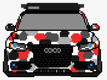 Clip Art Pixel Car Art - Pixel Art Audi, HD Png Download, Free Download