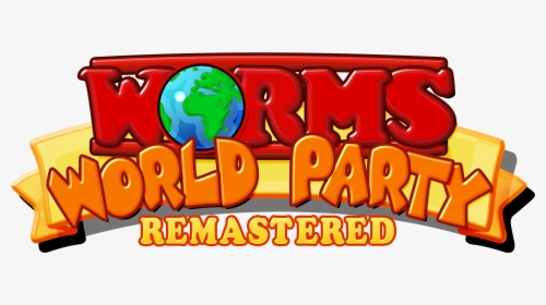 Worms World Party Remastered Coming To Pc July - Worms World Party Logo, HD Png Download, Free Download