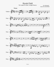 Zelda Twilight Princess Violin Sheet Music, HD Png Download, Free Download