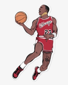Jordan Face Michael Clipart Free Images Transparent - Drawing Of Michael Jordan, HD Png Download, Free Download