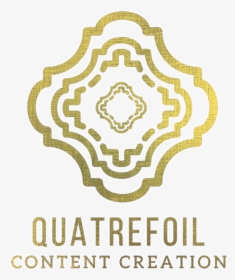 Quatrefoil Gold Black Logo - Graphic Design, HD Png Download, Free Download