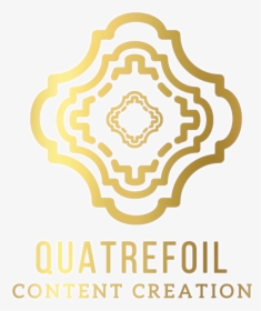 Quatrefoil Gold Foil Logo - Graphic Design, HD Png Download, Free Download