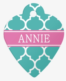 Annie Quatrefoil Heart Pet Id Tag" title="annie Quatrefoil - Carpet, HD Png Download, Free Download