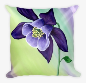 Columbine Pillow Qgvlmw - Cushion, HD Png Download, Free Download