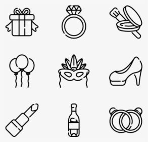 Bachelorette Party Png - Birthday Vector Icon, Transparent Png, Free Download