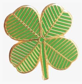 Collectable Badges Ireland 4 Leaf Clover Lucky Charm - Shamrock, HD Png Download, Free Download