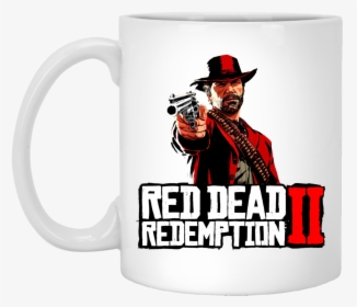 White Red Dead Redemption Coffee Mug Cup Red Dead Redemption - Coffee Cup, HD Png Download, Free Download