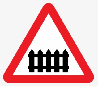 Train Crossing Traffic Sign - Railway Crossing Road Sign, HD Png Download, Free Download