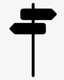Direction Sign Arrow Back Next Street Traffic Comments - Cross, HD Png Download, Free Download