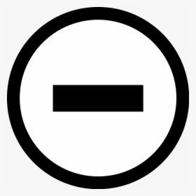 Negative Sign - Creative Commons No Derivatives, HD Png Download, Free Download