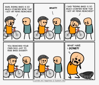 Cyanide And Happiness Bike, HD Png Download, Free Download
