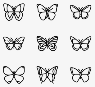 Butterflies - Butterfly Png Icon, Transparent Png, Free Download