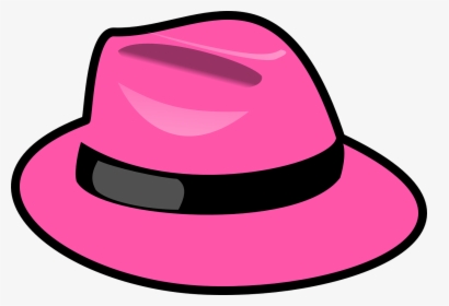 Hat, Fedora, Isolated, Retro, Pink, Accessory, Fashion - Pink Hat Clipart, HD Png Download, Free Download