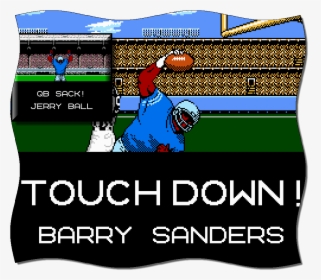 Tecmo Super Bowl Barry Sanders, HD Png Download, Free Download