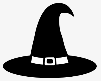 Witch Hat Clip Art Free Transparent Png - Witch Hat Clipart Black And White, Png Download, Free Download