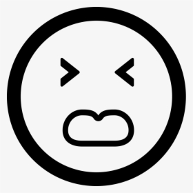 Disgusted Emoticon Square Face - Number 2 In Circle, HD Png Download, Free Download