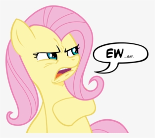 Fluttershy Ew Gay, HD Png Download, Free Download