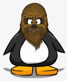 Transparent Chewbacca Head Png - Penguin With Santa Hat, Png Download, Free Download