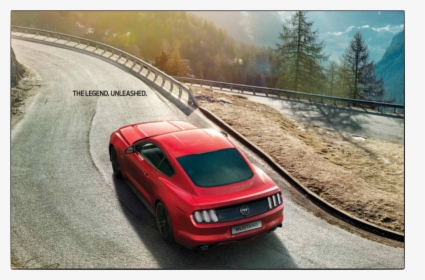 Ford Mustang On Road, HD Png Download, Free Download