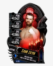 Transparent Sami Zayn Png - Wwe Supercard Roman Reigns Gothic, Png Download, Free Download