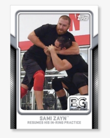 Sami Zayn 2017 Topps Wwe Wwe Breakng Ground Poster - Wwe, HD Png Download, Free Download