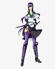 Versus Compendium Wiki Highschool Of The Dead Busujima Saeko Hd Png Download Kindpng - anime high school roblox wiki