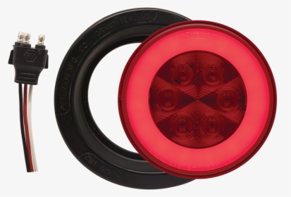 Stl101krbp Glolight Round Sealed Led Red Stop/turn/tail - Circle, HD Png Download, Free Download