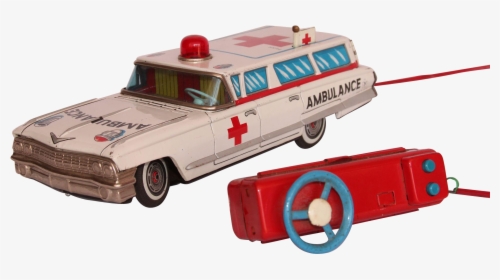Battery Op Ambulance Vintage, HD Png Download, Free Download