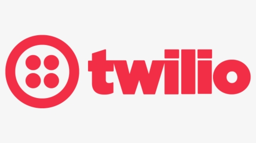 Twilio Red Text Logo With Circle Around Four Dots - Twilio Logo Png, Transparent Png, Free Download